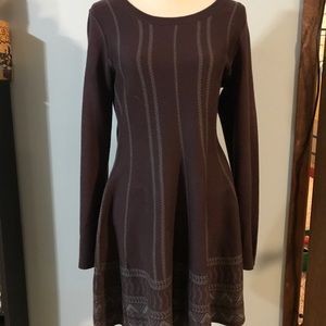 Knit "Let it Snow" dress, cloud chaser brand